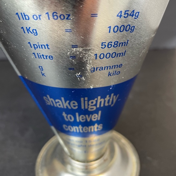 Tala Cooks Dry Measure Traditional Baking Tin Metal Cone Cup Retro England Made - Picture 4 of 8